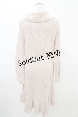 画像2: LIZ LISA / はしごリボンニットガウン Free ピンク H-26-02-06-060-LO-TO-NS-ZH