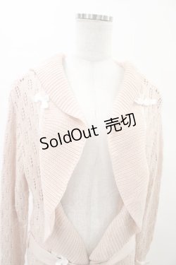 画像3: LIZ LISA / はしごリボンニットガウン Free ピンク H-26-02-06-060-LO-TO-NS-ZH