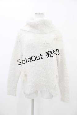 画像1: LIZ LISA / オーガンジーリボンニット Free ベージュ H-26-02-06-065-LO-TO-NS-ZH