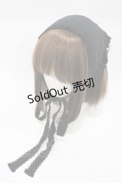 画像1: Victorian maiden / コラプションガーゼバブーシュカ  ブラック H-26-02-06-009-CL-AC-NS-ZH