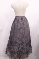 画像2: axes femme / リバーシブルレーススカート M ラベンダー H-26-02-06-1007-AX-SK-NS-ZH (2)