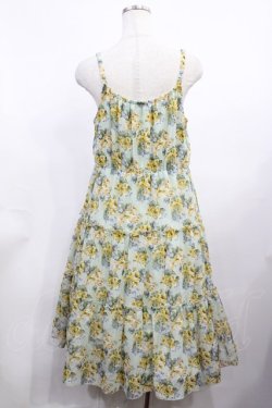 画像2: axes femme / 花柄ワンピース M ミント H-26-02-06-1002-AX-OP-NS-ZH