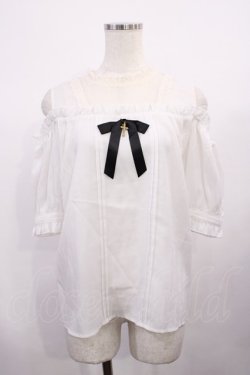 画像1: Amavel / Spice Decoraオープンショルダーブラウス Free オフ H-26-02-06-1018-CA-BL-NS-ZH