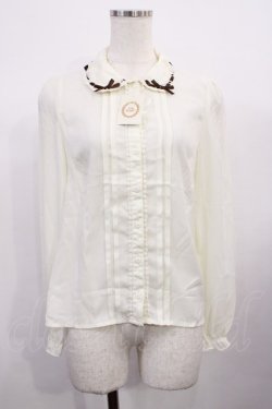画像1: Ank Rouge / はしごレースブラウス M アイボリー H-26-02-06-1021-CA-BL-NS-ZH