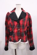 Eri Aino's Collection / シャーロットの水曜日ジャケット 3L レッド H-26-02-06-1025-EL-JA-NS-ZH