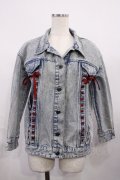 Ank Rouge / デニムジャケット M ブルー H-26-02-06-1027-CA-JA-NS-ZH