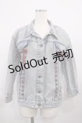 Ank Rouge / デニムジャケット M ブルー H-26-02-06-1027-CA-JA-NS-ZH