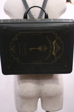 画像2: axes femme / 洋書風デザインサッチェルバック  グリーン H-26-02-06-1031-AX-BG-NS-ZH