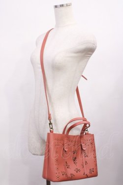 画像1: axes femme / パンチングトートバッグ  ピンク H-26-02-06-1032-AX-BG-NS-ZH