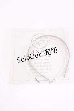 画像1: axes femme / 3本セットカチューシャ   H-26-02-06-1038-AX-AC-NS-ZH