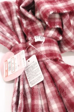 画像2: m petit by misako / AMフハクリボンチェックST  レッド H-26-02-06-014-LO-ZA-NS-ZH