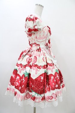 画像3: Dream Lolita / Strawberry Cream ジャンパースカート S オフ H-26-02-06-019-0-OP-NS-ZH
