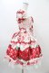 画像3: Dream Lolita / Strawberry Cream ジャンパースカート S オフ H-26-02-06-019-0-OP-NS-ZH (3)