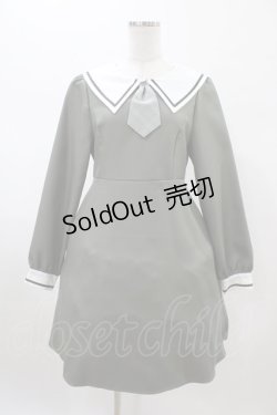 画像1: Amavel / タイ付きセーラーワンピース Free グリーン H-26-02-06-024-CA-OP-NS-ZH