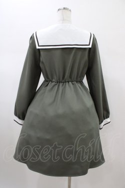 画像2: Amavel / タイ付きセーラーワンピース Free グリーン H-26-02-06-024-CA-OP-NS-ZH