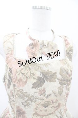 画像3: Kurumi Collaboration / TT*KRMゴブランジャンパースカート LL ベージュ H-26-02-06-027-0-OP-NS-ZH