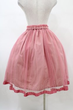 画像2: F&A / グログランリボン使いチュールスカート Free ピンク H-26-02-06-029-LO-SK-NS-ZH