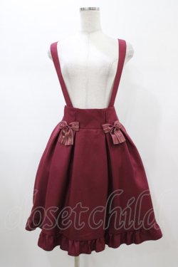 画像1: Amavel / サスペンダースカート Free ワイン H-26-02-06-032-CA-SK-NS-ZH