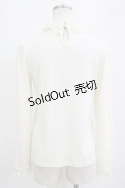 画像3: axes femme / シフォン薔薇装飾カットプルオーバー Free オフ H-26-02-07-031-AX-TO-NS-ZH