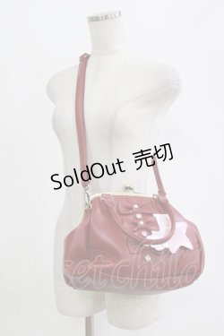 画像1: virally / 星名桜子/がま口バッグ  レッド H-26-02-07-034-PU-BG-NS-ZH