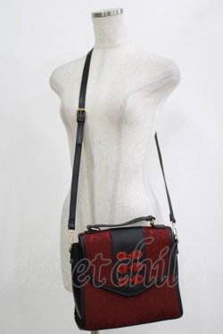 画像1: axes femme POETIQUE / チャイナ釦デザインバッグ  ワイン H-26-02-07-041-AX-BG-NS-ZH