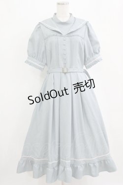 画像1: Kurumi Collaboration / マリンアカデミアワンピース LL サックス H-26-02-07-005-GO-OP-NS-ZH