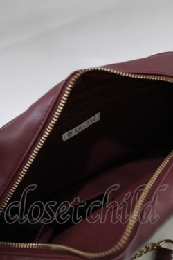 画像4: axes femme / 薔薇刺繍キルトショルダー  ワイン H-26-02-07-045-AX-BG-NS-ZH