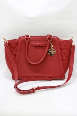 画像2: m petit by misako / サンリオコラボ AMキルティング2WAYバッグ  レッド H-26-02-07-047-LO-BG-NS-ZH