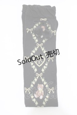 画像1: m petit by misako / AMOVKクマポンポン  ブラック H-26-02-07-049-LO-ZA-NS-ZH