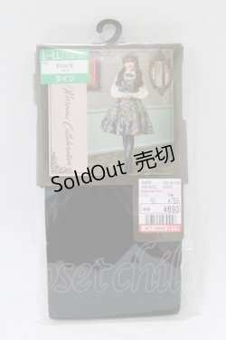 画像1: Kurumi Collaboration / ECKurumiタイツハナ L~LL ブラック H-26-02-07-051-GO-ZA-NS-ZH