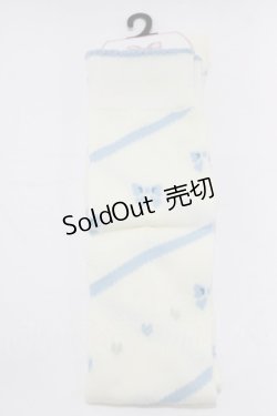 画像1: Alice Mashiro / 眞白ありす/ECMAOVKリボンハート  オフ/サックス H-26-02-07-052-PU-ZA-NS-ZH