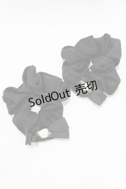 画像1: m petit by misako / AM*NI2Pレースシュシュ  ブラック H-26-02-07-058-LO-ZA-NS-ZH