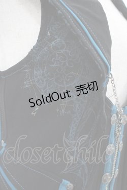 画像3: Ozz Croce / チェーンチャーム付ZIPベスト  黒 H-26-02-07-1032-OO-TO-KB-ZH