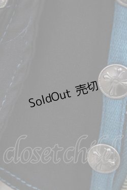 画像4: Ozz Croce / チェーンチャーム付ZIPベスト  黒 H-26-02-07-1032-OO-TO-KB-ZH