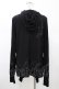 画像2: Rozen Kavalier / フェザーチャーム付フードカーディガン  ブラック H-26-02-07-1036-OO-TO-KB-ZH (2)