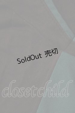 画像4: Ozz Croce / ハーネス風配色切替カットソー  ブラック×グリーン H-26-02-07-1038-OO-TO-KB-ZH