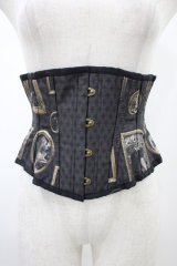 abilletage / Frameミニショートコルセット 4 黒 H-26-02-07-1006-GO-ZA-AK-ZH