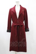 Rozen Kavalier / ストライプ切替ロングジャケット  ボルドー H-26-02-07-1042-OO-JA-KB-ZH