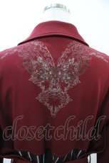 画像3: Rozen Kavalier / ストライプ切替ロングジャケット  ボルドー H-26-02-07-1042-OO-JA-KB-ZT046 (3)