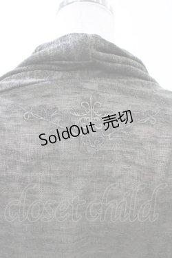 画像3: Rozen Kavalier / バック刺繍ニットボレロ  グレー H-26-02-07-1043-OO-TO-KB-ZH