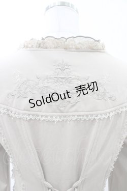 画像3: Ozz oneste / 薔薇刺繍レースアップカットソー  ベージュ H-26-02-07-1045-OO-TO-KB-ZH