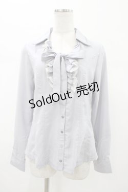 画像1: Rozen Kavalier / バック刺繍ブラウス  サックス H-26-02-07-1046-OO-BL-KB-ZH