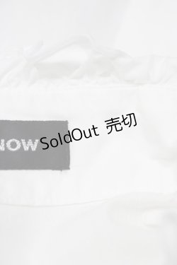 画像3: PEACE NOW / フリルスタンドカラーブラウス  ホワイト H-26-02-07-1048-PU-BL-KB-ZH