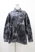 TRAVAS TOKYO / Locked bear shirts  グレー H-26-02-07-1053-PU-TO-KB-ZH