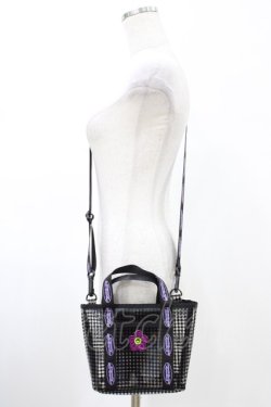 画像1: Candy Stripper / SUNNY CANDY GINGHAM SHOULDER BAG  ブラック H-26-02-07-1007-PU-BG-KB-ZH