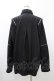 画像2: REFLEM / ロゴチャーム付きZIPシャツ  ブラック H-26-02-07-1057-PU-BL-KB-ZH (2)