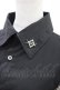 画像3: REFLEM / ロゴチャーム付きZIPシャツ  ブラック H-26-02-07-1057-PU-BL-KB-ZH (3)