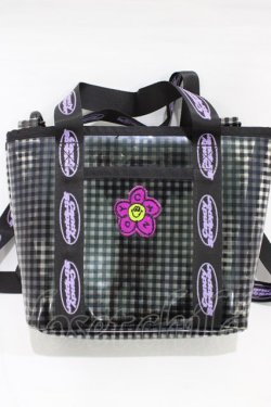 画像3: Candy Stripper / SUNNY CANDY GINGHAM SHOULDER BAG  ブラック H-26-02-07-1007-PU-BG-KB-ZH