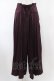 画像1: Rozen Kavalier / プリーツワイドパンツ  ボルドー H-26-02-07-1009-OO-PA-KB-ZH (1)