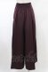 画像2: Rozen Kavalier / プリーツワイドパンツ  ボルドー H-26-02-07-1009-OO-PA-KB-ZH (2)